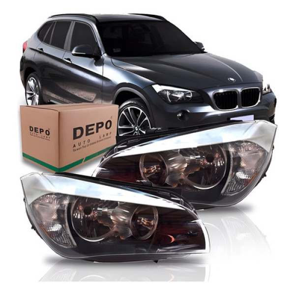 Farol Bmw X1 2009 2010 2011 2012 2013 Sem Xenon Depo