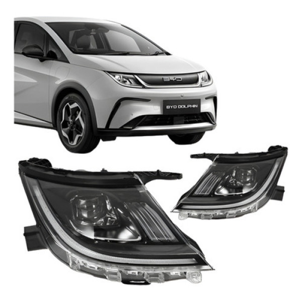 Farol Esquerdo Byd Dolphin 2023 A 2024 Full Led