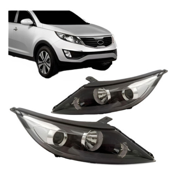 Par Farol Kia Sportage 2011 2012 2013 S/ Led