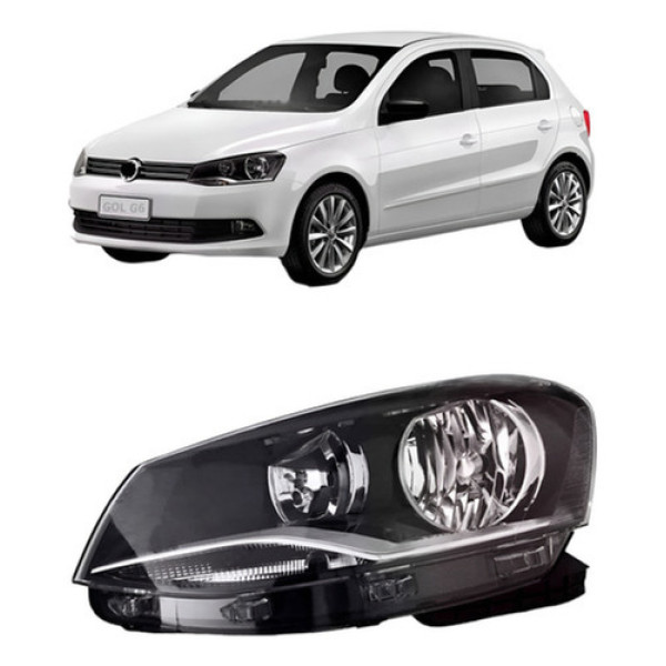 Farol Vw Gol G6 2013 2014 2015 2016 Foco Duplo