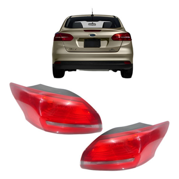 Lanterna Traseira Ford Focus Sedan 2016 2017 2018 Canto. Esquerdo/motorista