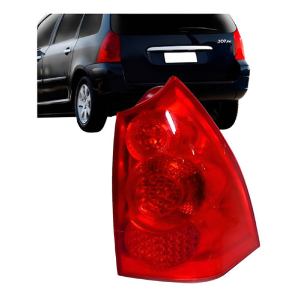 Sinaleira Traseira Para Peugeot 307 Sw 07 08 09 2010 11 2012