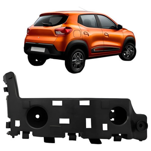 Suporte Guia Parachoque Traseiro Kwid 2017 Á 2018