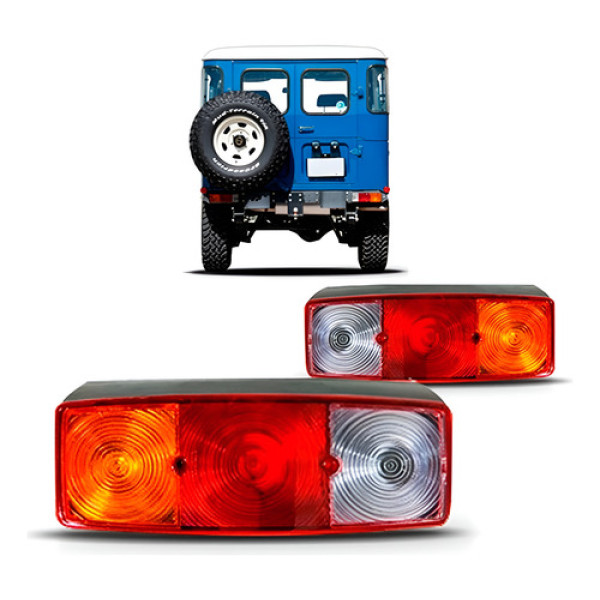 Sinaleira Traseira Bandeirantes 90 A 01 C/ Vigia Tricolor