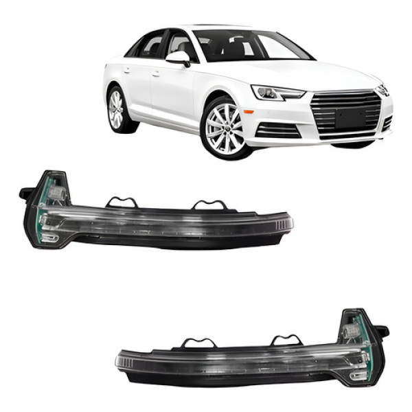 Par Pisca Retrovisor Audi A4 2016 2017 2018