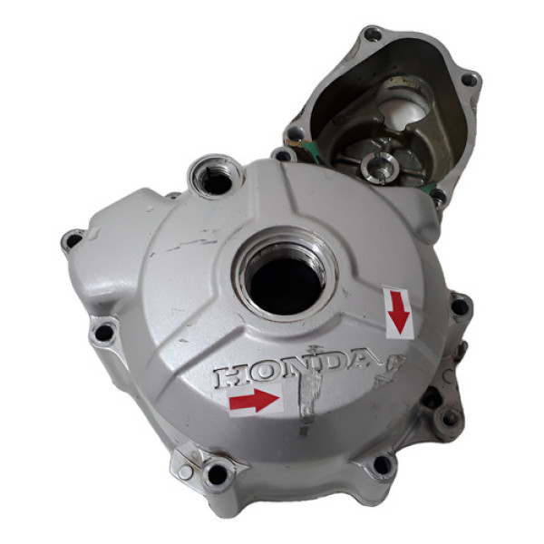 Tampa Estator Honda Cb 300 09/15 Orig Detalhe 57775 Prateado