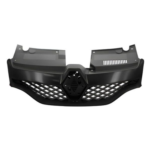 Grade Radiador Sandero Rs Colmeia 2015-2019 Preto