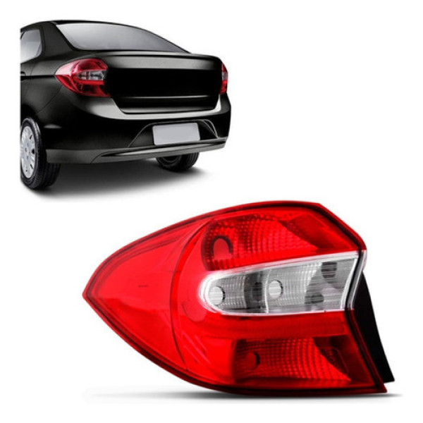 Lanterna Traseira Ka Sedan 2015 2016 2017 2018 Bicolor Novo