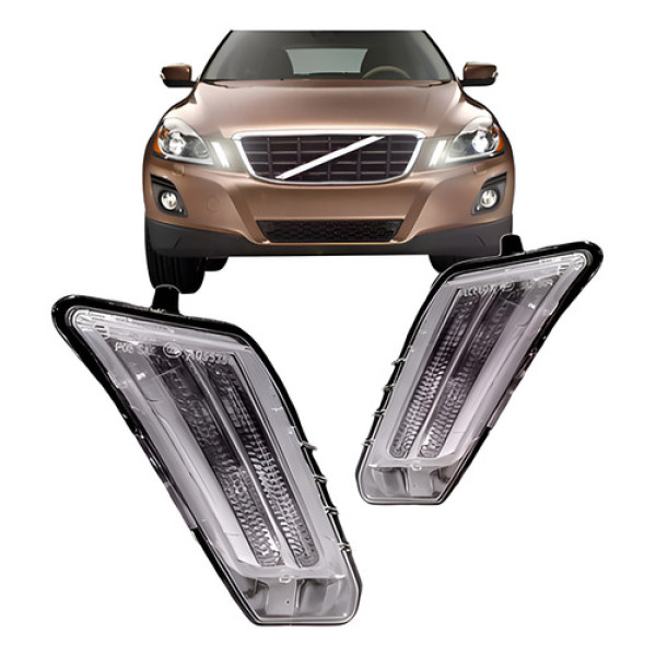 Par Lanterna Parachoque Dianteiro Xc60 2008 A 2013 Daylight.