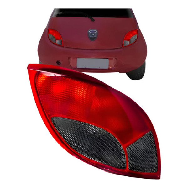 Lanterna Traseira Ford Ka 1997 98 1999 2000 2001 Fume Lado