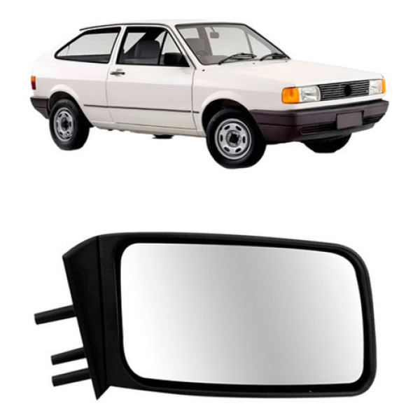 Retrovisor Vw Gol 1987 1988 1989 1990 1991 1992 A 1994 Fixo