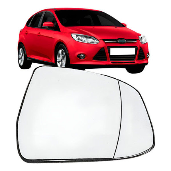 Lente Retrovisor Focus 2008 A 11 12 13 2014 Térmico Asféri