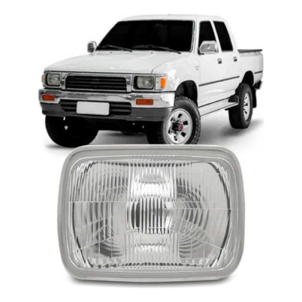 Bloco Optico Farol Hilux 1996 1997 1998 1999 2000 2001