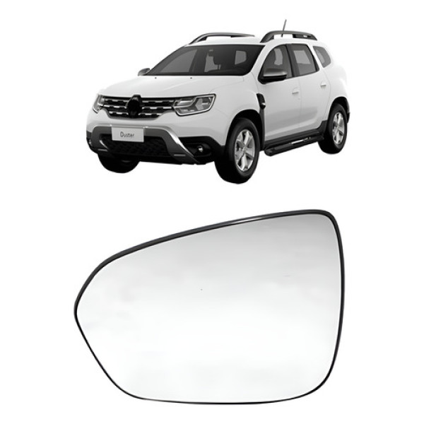 Lente Subconjunto Retrovisor C/ Aquecedor Duster 2021 A 2022