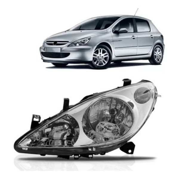 Farol Peugeot 307 2001 2002 2003 2004 2005 S/auxiliar Oferta