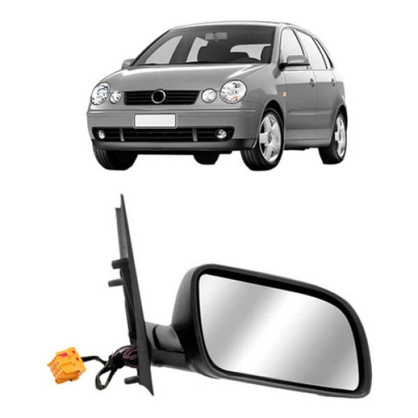 Retrovisor Polo 2003 04 05 06 07 08 2009 Eletrico C/ Pisca
