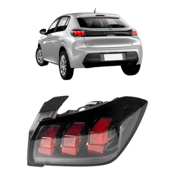 Lanterna Peugeot 208 2020 2021 2022 2023