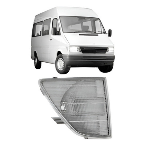 Lanterna Dianteira Pisca Sprinter 95 A 02 Cristal S/soquete