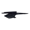 Carenagem Rabeta Cg 160 Fan Titan 25/25 L/d Detalhe 57382 Preto