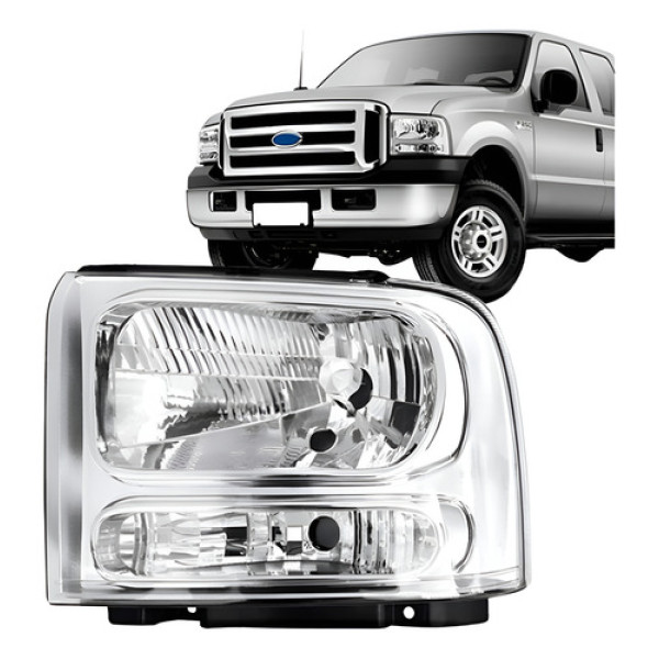 Farol F250 2006 2007 2008 2009 2010 2011 Manual H4 Promoção