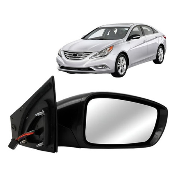 Retrovisor Sonata 2011 A 2014 Eletrico Retratil Com Pisca