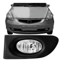 Farol Milha Auxiliar Fit 2003 2004 2005 2006 Com Grade