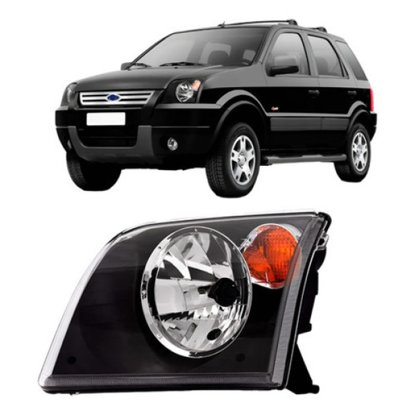 Farol Para Ford Ecosport 2004 2005 2006 2007 Pisca Âmbar