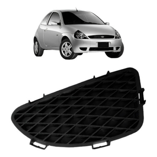 Grade Farol Milha Ford Ka 2002 03 04 05 06 2007 Sem Furo