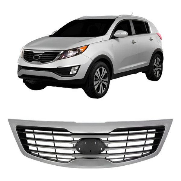 Grade Kia Sportage Ano 2011 2012 2013 2014 2015 Cromada Preto Sim