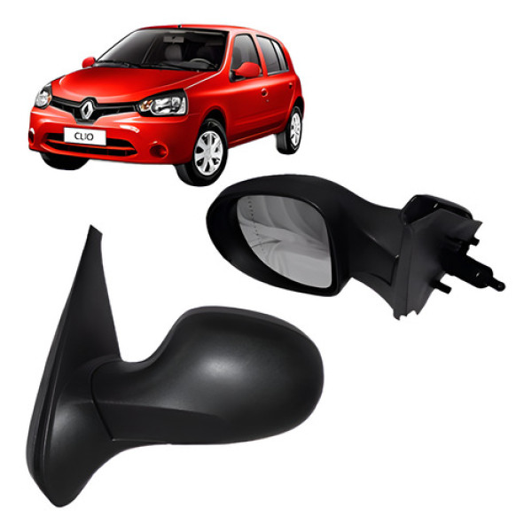 Retrovisor Clio Renault 2012 2013 2014 2015 Manual Direito