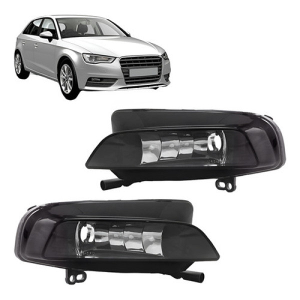 Par Farol Milha Auxiliar Audi S3 Hatch 2013 2014 2015 2016
