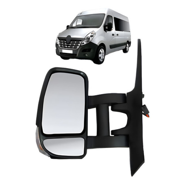 Retrovisor Eletrico Master 2013 A 2017 C/ Pisca Longo