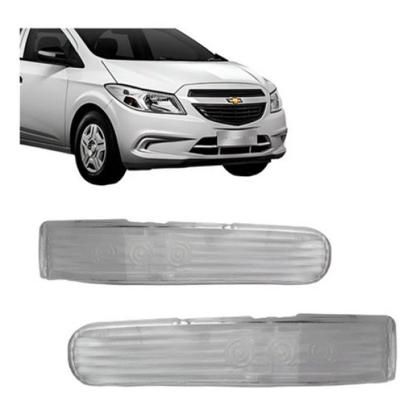 Par Lente Pisca Retrovisor Onix 2013 2014 2015