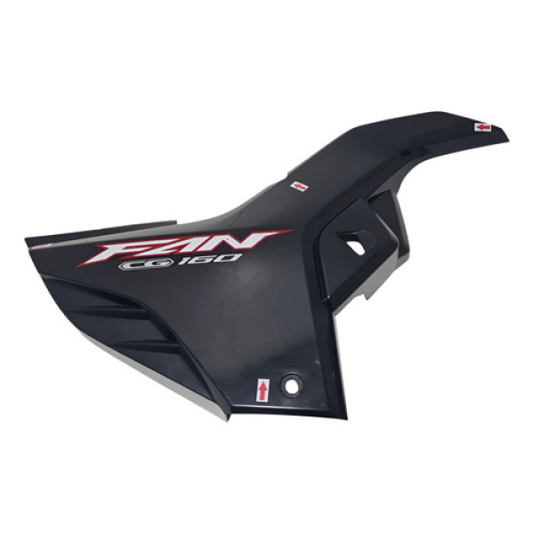 Carenagem Lateral Dir Honda Cg 160 Fan 16/24 Detalhes 59279 Preto