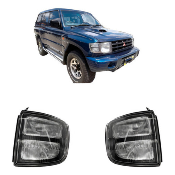 Par Sinaleira Seta Pajero Gls 1998 1999 2000 Cristal