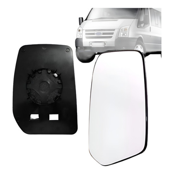 Lente Retrovisor Transit 2008 A 2014 Superior