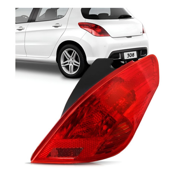 Lanterna Traseira Peugeot 308 2011 A 2015 Hatch