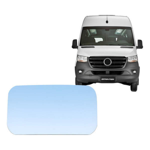 Lente Retrovisor Sprinter 2020 A 2021 C/aquecedor Inferior