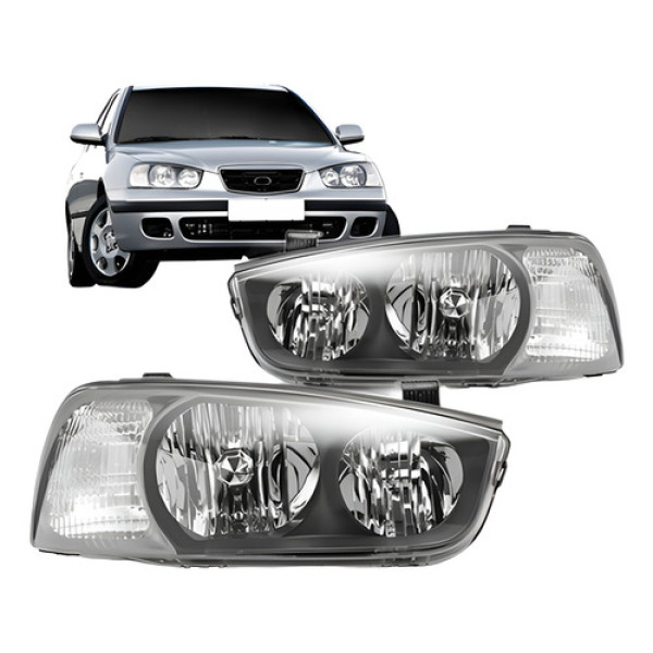 Par Farol Para Hyundai Elantra 2001 2002 2003