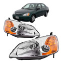 Farol Honda Civic 2001 2002 2003 Manual Depo