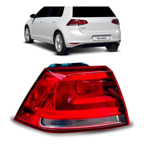 Sinaleira Traseira Golf 2014 2015 2016 17 2018 Bicolor S/ Le