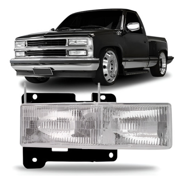 Farol Silverado 1993 94 95 96 97 98 99 A 2001 Superior