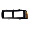 Moldura Farol Passat 1983 A 1988 Foco Duplo Preto