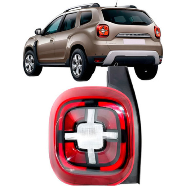 Lanterna Para Renault Duster 2021 A 2024 Sem Led
