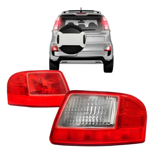 Par Refletor Parachoque Traseiro Aircross 2011 12 13 14 2015