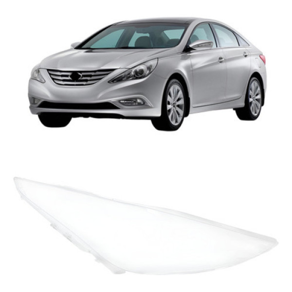 Lente Farol Para Hyundai Sonata 2011 Até 2014