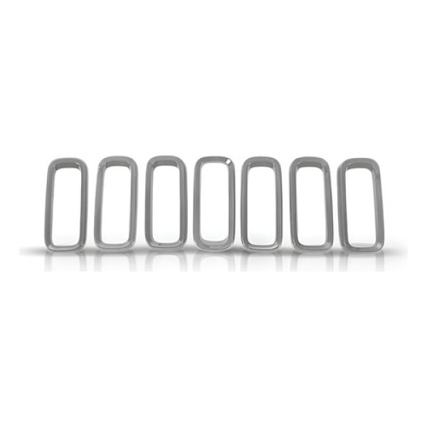 Friso Cromado Grade Jeep Renegade 2015-2017 Frontal