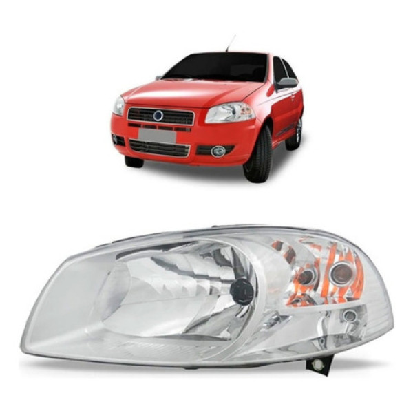Farol Palio 08 09 A 12 Strada 14 15 16 Manual Reto Cromado