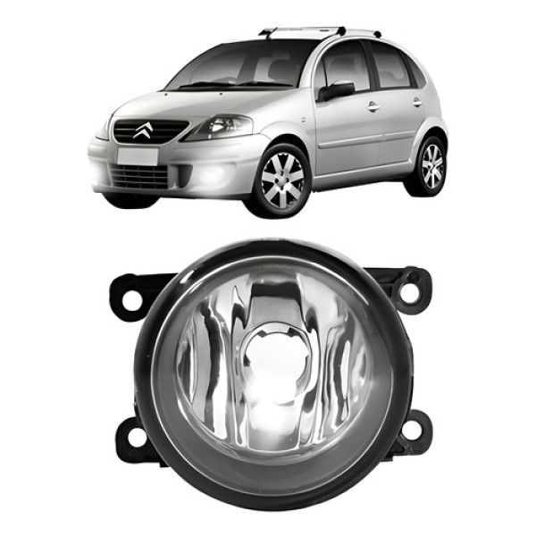 Farol Milha Auxiliar Citroen C3 2009 2010 2011 2012