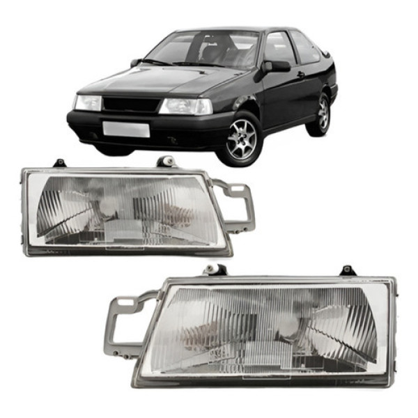 Par Farol Tempra Sw 1991 92 93 94 95 96 Regulagem Superior